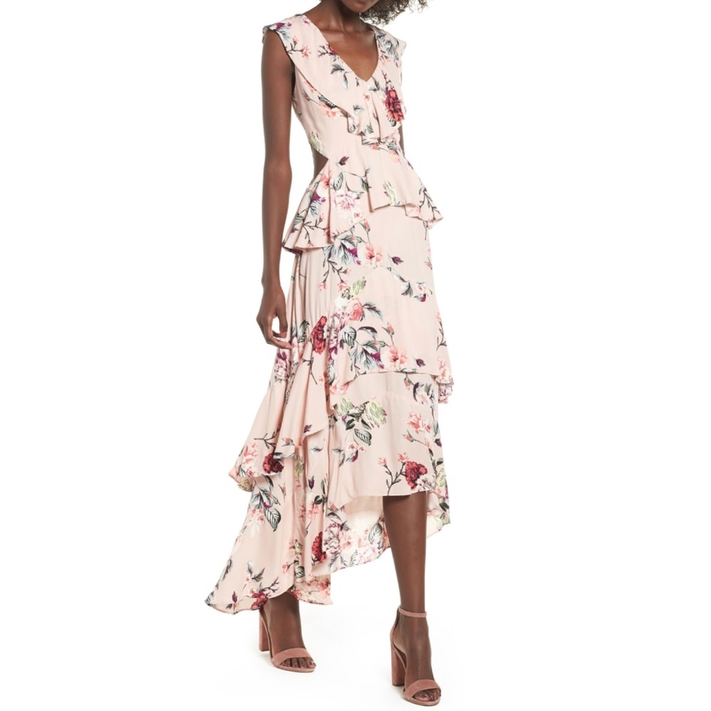 ✨ Leith Ruffle High/Low Maxi Dress ✨